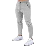 Yikesnt Herren-Freizeithose für vier Jahreszeiten, einfarbig, Jugendliche, beliebt, All-Match-Outdoor-Jogginghose mit Taschen und Kordelzug, 1, 34-37