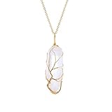 Natural Quartz Crystal Necklace&Pendant for Women Chakra Tree of Life Healing Stones Pendants Trendy Necklaces Men Jewelry Gifts-7