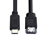 CY eSATA zu USB C Kabel USB Typ C Stecker Host zu eSATA eSATAp HDD Kabel für Laptop PC