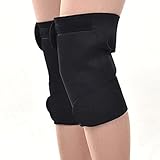 ITODA Kniebandage Unisex Kniewärmer 1 Paar Thermoknieschützer Selbstheizend Knieschützer Magnettherapie Wärmetherapie Knieschoner Winter Warm Knieprotektor Knie Ellenbogenw