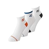 YONEX Socken 19174 3er Pack Low-Cut Badminton Tennis Squash (M)