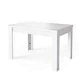 Vicco Esstisch Esszimmertisch Küchentisch ausziehbar 120-160x80cm Tisch (Weiß)