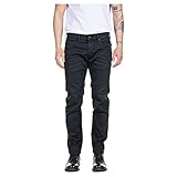 Replay Herren Willbi Jeans, Schwarz (098 Black), 36W / 32L