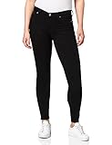 7 For All Mankind Damen The Skinny Rinsed Black Jeans, Black, 29W 30L EU