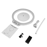 Richoyster LED-Ringlichter Desktop-Fotolampe Dimmbare Beleuchtung USB-Spiegel 8-Zoll-LED-Desktop-Ringbeleuchtung
