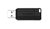 Verbatim 49062 PinStripe USB-Stick 8GB I USB 2 I USB Speicherstick I für Laptop Notebook Ultrabook TV Autoradio I USB 2 Stick I Datenstick mit Schiebemechanismus I Schw