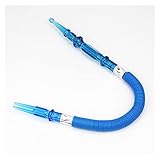 XIAOFANG Faltbarer Shisha-Schlauch mit Acryl-Mundspitzen Nargile Sheesha Narguile Chicha tragbare Shisha-Hakenschläuche-Pfeife 1.8-2m lang (Color : Blue)