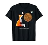 Foxination Nature - Herbstlich mit Fuchs und Schmetterlingen T-S