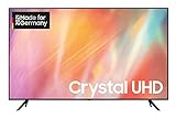 Samsung Crystal UHD 4K TV 55 Zoll (GU55AU7179UXZG), HDR, Q-Symphony, Boundless screen [2021],Schw