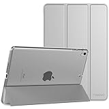 TiMOVO Hülle für iPad Pro 10.5 Zoll 2017 - PU Leder Tasche Schutzhülle Schale Smart Case mit Translucent Rücken Deckel, mit Auto Schlaf/Wach Funktion für Apple iPad Pro 10.5 Tablet, Helle Silb