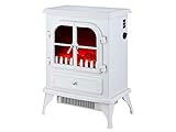 PURLINE CHE-200 Elektrischer Kamin Bodentyp traditioneller Ofen weiß Leistung max 2000 W