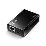 TP-Link TL-POE150S Gigabit PoE Injector (2 10/100/1000Mbps RJ45 Port, kompatibel mit allen EEE802.3af-PoE, Plug and Play) schw