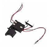 YepYes Electric Drill-Schalter 12V FA2-16 / 1WEK Lithium-Batterie-Akku-Bohrschrauber Schalter Speed ??Control elektrische Bohrmaschine Trigger-Schalter für elektrische Schwarz D