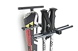 QLS Skihalterung N4 Skiwandhalter Skihalter Skiträger Skiaufbewahrung Für 4 Paare 37