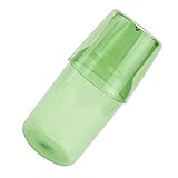 Uonlytech Nacht Wasser Karaffe Set mit Tumbler Glas Set Nacht Wasser Karaffe mit Tasse Set für Nachttisch Saft Wein Trink