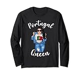 Portugal Queen Portugal Mom Mother Mum Flag patriotisch Lang