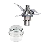 Monkeyor Ersatz Mixer Messer und Mixer Deckel für Vorwerk Thermomix TM31 Lebensmittel Prozessor KüChenmaschine Mischen M