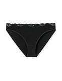Schiesser Damen Pure Tai Taillenslip, Schwarz (Schwarz 000), 38