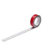 Stahlblech Magnet-Wandleiste als Haftgrund für Magnete I 5 Meter Magnetleiste selbstklebend, zuschneidbar I mag_142