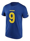Fanatics - NFL Los Angeles Rams Stafford Name & Number Graphic T-Shirt - Blau Farbe Blau, Größe S