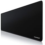 CSL - Übergröße Mauspad Gaming Titanwolf 1200x400mm - XXXL Mousepad groß mit Motiv - Tischunterlage Large Size - verbessert Präzision und Geschwindigkeit - XXL z.B. für Logitech Maus und T