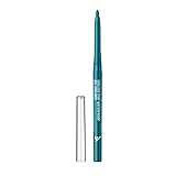 Manhattan Endless Stay Waterproof Gel Eyeliner – Grüner Gel Eyeliner mit Glitzer und herausdrehbarer Mine ohne Anspitzen – Farbe Emerald Sparkle 005 – 1 x 2,6g