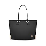 Aria by Moshi Damen Tote Handtasche - 30 Jahre Garantie - Laptops bis zu 13 Zoll, Wetterfest - Schieferschw