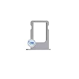 gsm-company*de Micro SIM Karten Halter Card Tray Holder Adapter Slot für Apple iPhone 5s Silber #