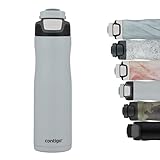 Contigo Trinkflasche Autoseal Chill Macaroon, Edelstahl Wasserflasche mit Autoseal Technologie, Isolierflasche hält Getränke bis zu 28 Stunden kalt auslaufsicher, BPA-frei, 720