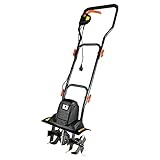 DELTAFOX Elektro Bodenhacke Gartenhacke Gartenkultivator Gartenfräse Motorhacke elektrisch - 750 W - 2 Arbeitsbreiten 19 + 36,5cm - Tiefe 20cm - 16 Messer - 8,5kg