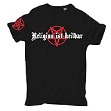 Männer und Herren T-Shirt Religion ist heilbar Größe S - 5XL