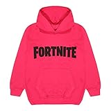 Fortnite Text-Logo Jungen Kapuzenpulli Rosa 170 | Xbox PS4 PS5 Schalter Kinder Kapuzenoberteil, Gamer Geburtstag Geschenk-Idee für Jung