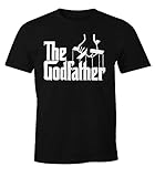 MoonWorks Herren T-Shirt The Godfather Der Pate Fun-Shirt schwarz M