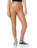 ONLY Damen ONLJESSIE Faux Leather OTW NOOS Leggings, Toasted Coconut, XL