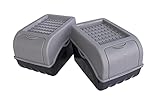 ARTECSIS Kartoffel Aufbewahrungsbox grau 2er Set I Gemüsebox Kartoffelbox mit Deckel für ca. 4 kg Kartoffeln + 6 Aufkleber mit Gemü