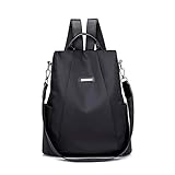 BASDW Oxford Rucksack weibliche Designer Tasche Teenager Mädchen wasserdichte Reisetasche Handtasche (Color : Black, Size : One Size)