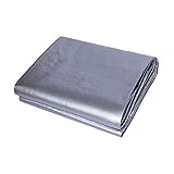 TYHZ Abdeckplanen Tarp Cover Heavy Duty, Planenabdeckung, kleine Tarps Wasserdicht, Metallzüchte, wasserdichtes leichte, staubdichte Regenschutz, Schutzhütte Abdeckplane Pool (Size : 4x4m)