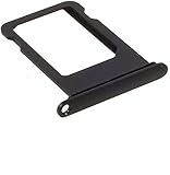 S4H SIM Card Tray Slot Karten Halter Halterung Schwarz Matt geeignet für iPhone 7