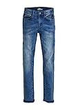 s.Oliver Jungen Slim: Jeans im Used-Look Blue 158.REG