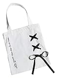 BTXX Segeltuch Tasche Fliege Gurt Umhängetasche Leinwand Fliege Mode Rucksack Umhängetasche Messenger Reisetasche Einkaufsreise (Farbe : White-3)