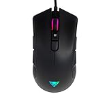 Patriot Viper V550 RGB Gaming Maus, 10000 DPI Optischer Sensor, RGB Beleuchtung, 8 Programmierbare Tasten, Voll anpassbar und für Rechts- und Linkshänder geeignet, 100 IPS Gaming Mouse für PC