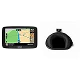 TomTom Navigationsgerät GO Basic (6 Zoll, Stauvermeidung Dank TomTom Traffic) & Armaturenbretthalterung für alle TomTom Modelle (z. B. TomTom GO, Start, Via, GO Basic)