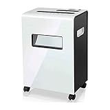 LYYJIAJU Aktenvernichter fürs Home Office Micro Cut Papier und Kreditkarte Shredder 8-Blatt-Aktenvernichter for kleine Heimbü