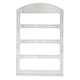 Schmuckständer in Flugzeug-Design, für Ohrringe, Armband, Halskette, Armband, Display, Acryl, großer Halter, hohe Q