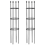 Runfon Pflanze Klettern Spalier, Pflanzen Cages & Ständer, Pflanze Blume Cage Unterstützung Klettern Ständer Rack-Garten Trellis Abnehmbare 2ST