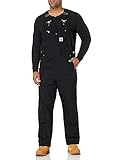 Carhartt Herren Latzhose, Black, W38/L30