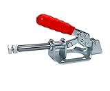 JUSTSHENGKUANG Bankhaken 136 kg Toggle Clamp Schnellspanner Push-Pull-Aktion vertikal/horizontal Typ Clip Handwerkzeug Holzverarbeitung