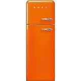 Smeg FAB30LOR3 Kühl-Gefrierkombination, freistehend, Orange, 294 l, A+++, SN-T, 4 kg/24h, A+++, Neuzone, Orange)