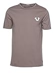 True Religion Herren T-Shirt Crew Neck Braun XL