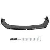 Frontstoßstangenlippe, 3 Stück Frontspoiler Auto Frontstoßstangenlippe Spoiler Splitter Body Kit Carbon Fiber Style Universal für Fahrzeugmodifik